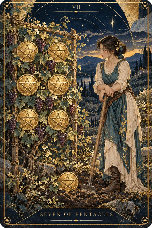 펜타클 7 카드